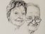 Redrawing a portrait from a photograph