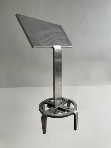Pamětní deska 500 x 350 mm na stojanu Ground 500 nerez