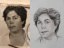 Redrawing a portrait from a photograph