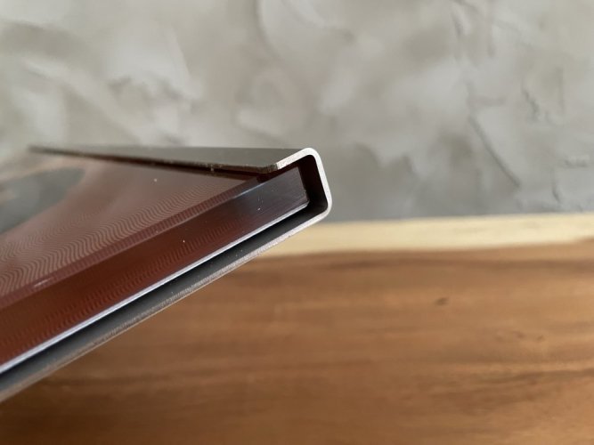 Stojánek Desk 450-400-12 bez skla - Materiál: Nerezová ocel