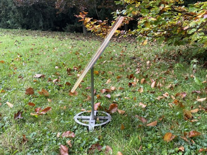 Pamětní deska 500 x 350 mm na stojanu Ground 500 nerez