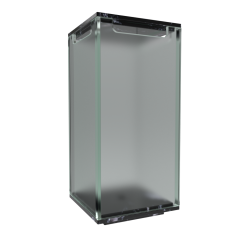 Lucerna s tváří v kombinaci matné sklo / leštěný kámen dle výběru