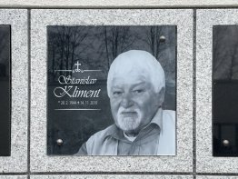 skleněná deska do kolumbária