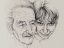Redrawing a portrait from a photograph